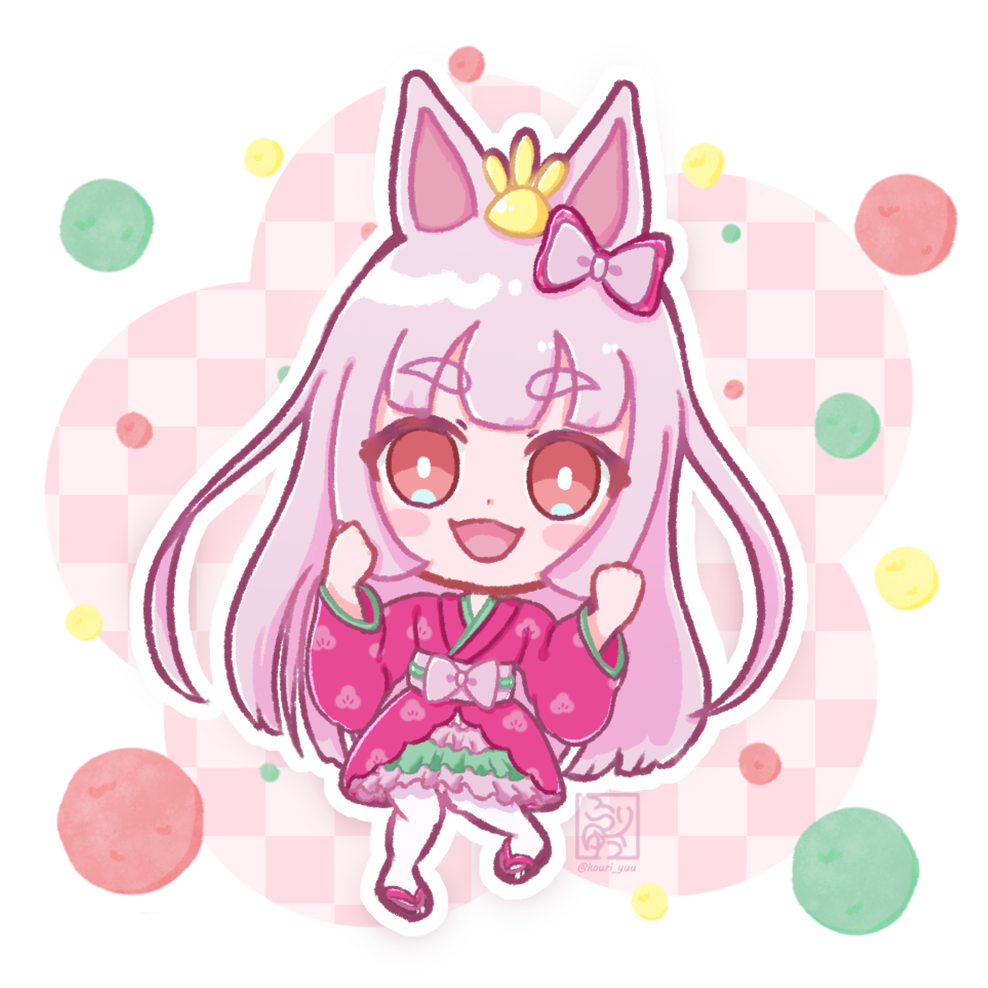 「ひなまつり」ミニキャライラスト